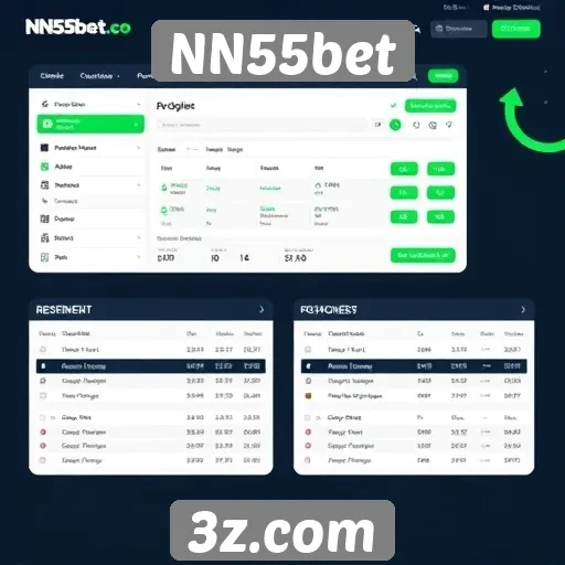 Interface do usuário do NN55bet é intuitiva