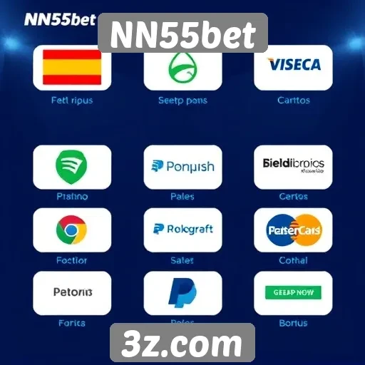 Métodos de pagamento oferecidos pelo NN55bet