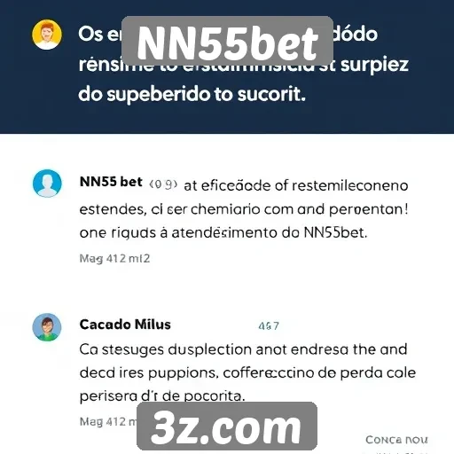 Avaliação positiva de usuários sobre o atendimento NN55bet